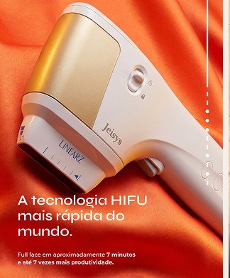 Ponteira LinearZ sobre tecido laranja