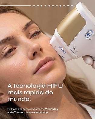 Aplicação da ponteira LinearZ no rosto